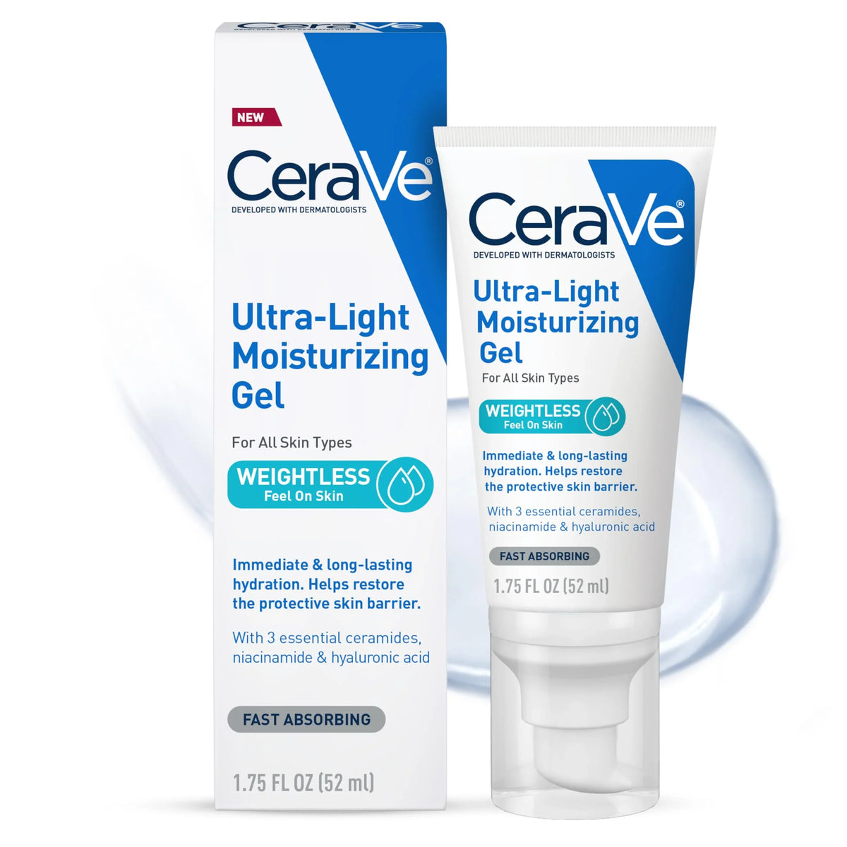 CeraVe - Ultra-Light Moisturizing Gel - 52ml — image 1 — Meeshop Pakistan