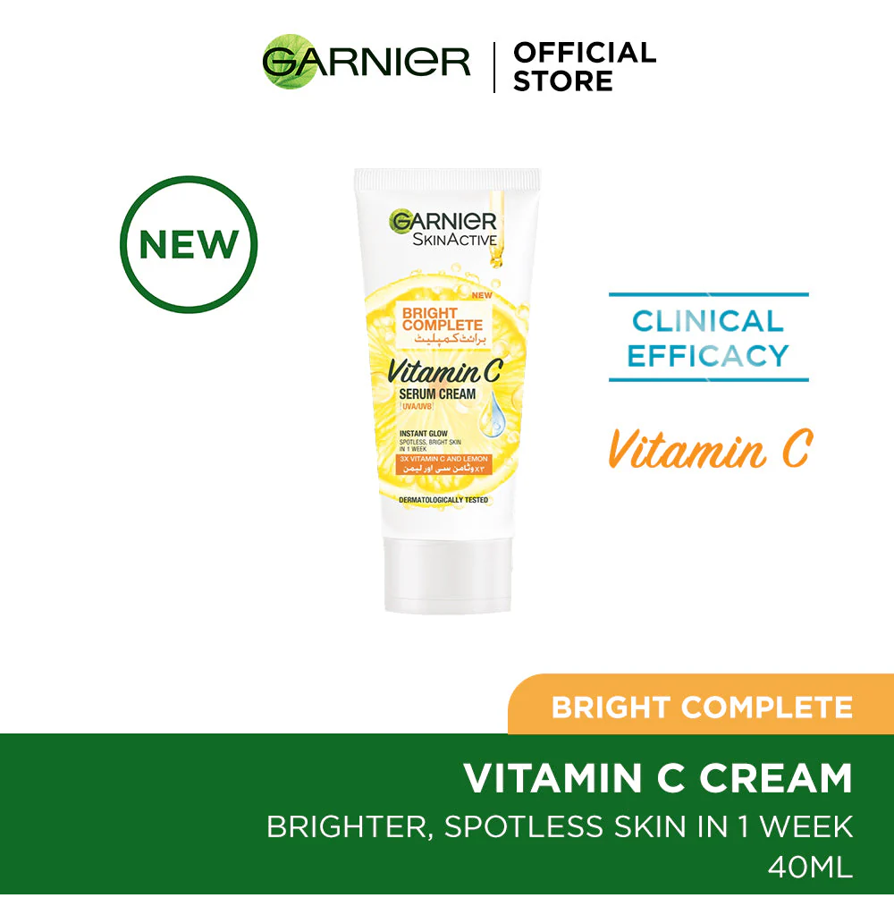Garnier - Light Complete Fairness Cream Instant Glow - 40ml — image 1 — Meeshop Pakistan