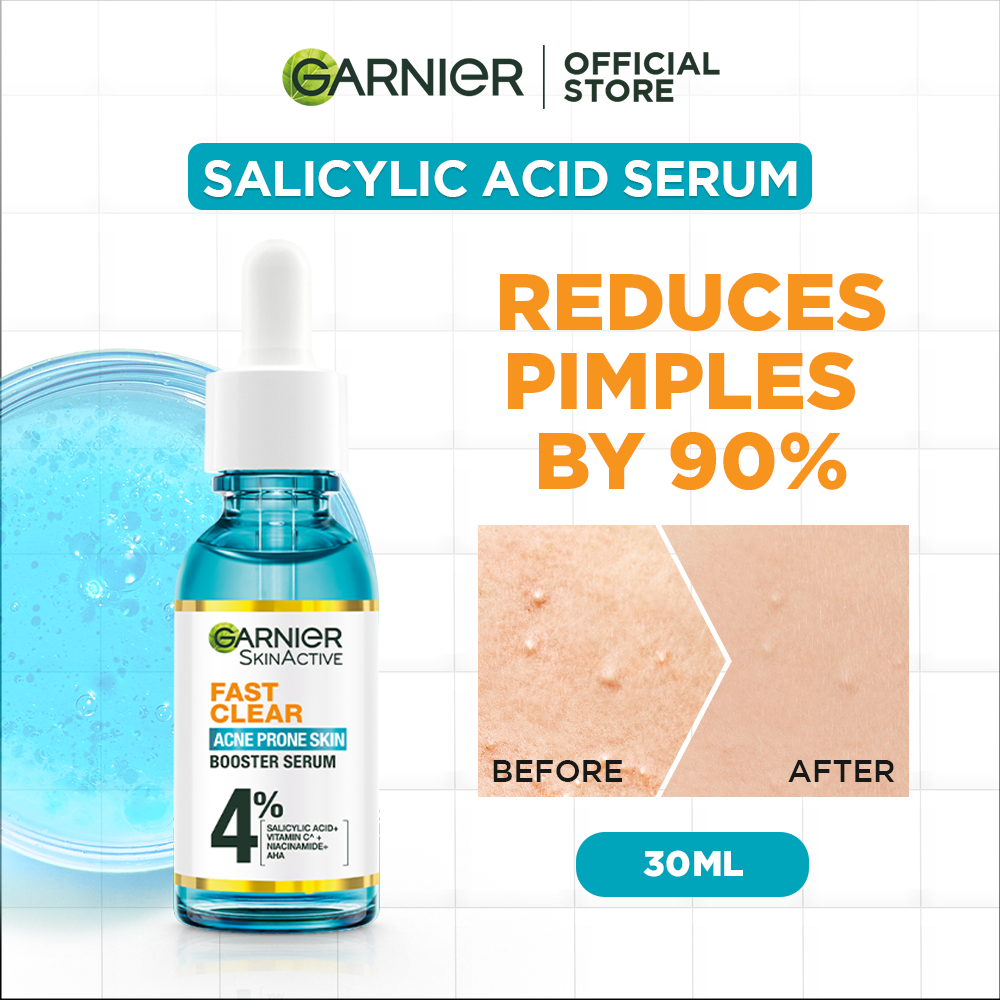 Garnier - Fast Clear Serum For Acne Prone Skin - 30ml — image 1 — Meeshop Pakistan