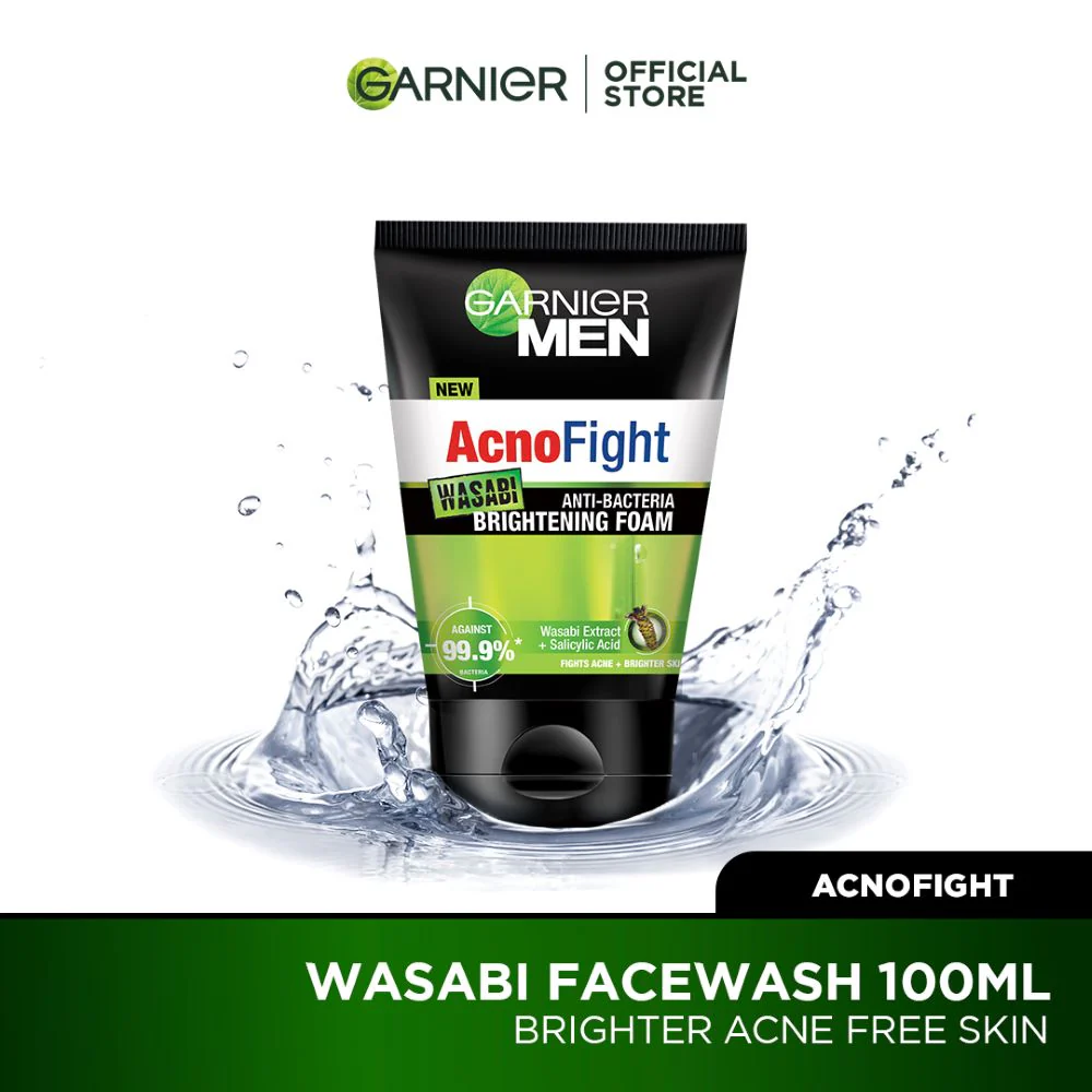 Garnier - Wasabi Men Face Wash - 100ml — image 1 — Meeshop Pakistan