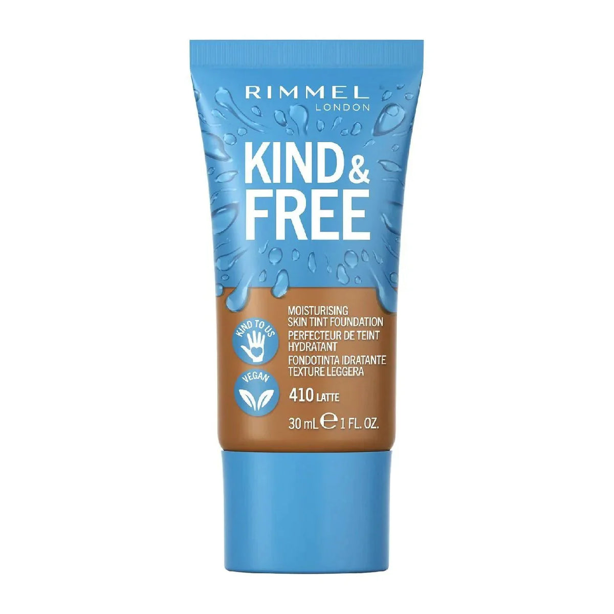 Rimmel London - Kind & Free Liquid Foundation Latte 30ml — image 1 — Meeshop Pakistan