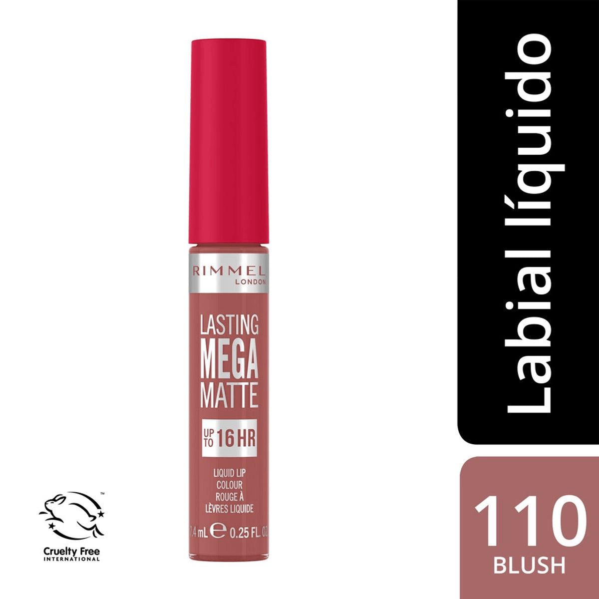 Rimmel London - Lasting Mega Matte liquid lip color 110-Blush — image 1 — Meeshop Pakistan