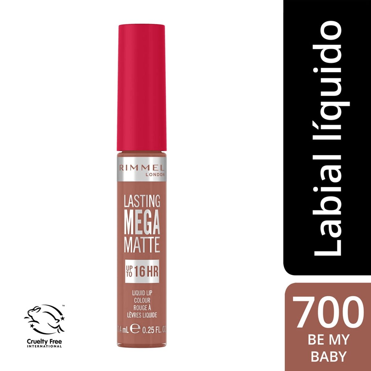 Rimmel London - Lasting Mega Matte liquid lip color 700-Be My Baby — image 1 — Meeshop Pakistan
