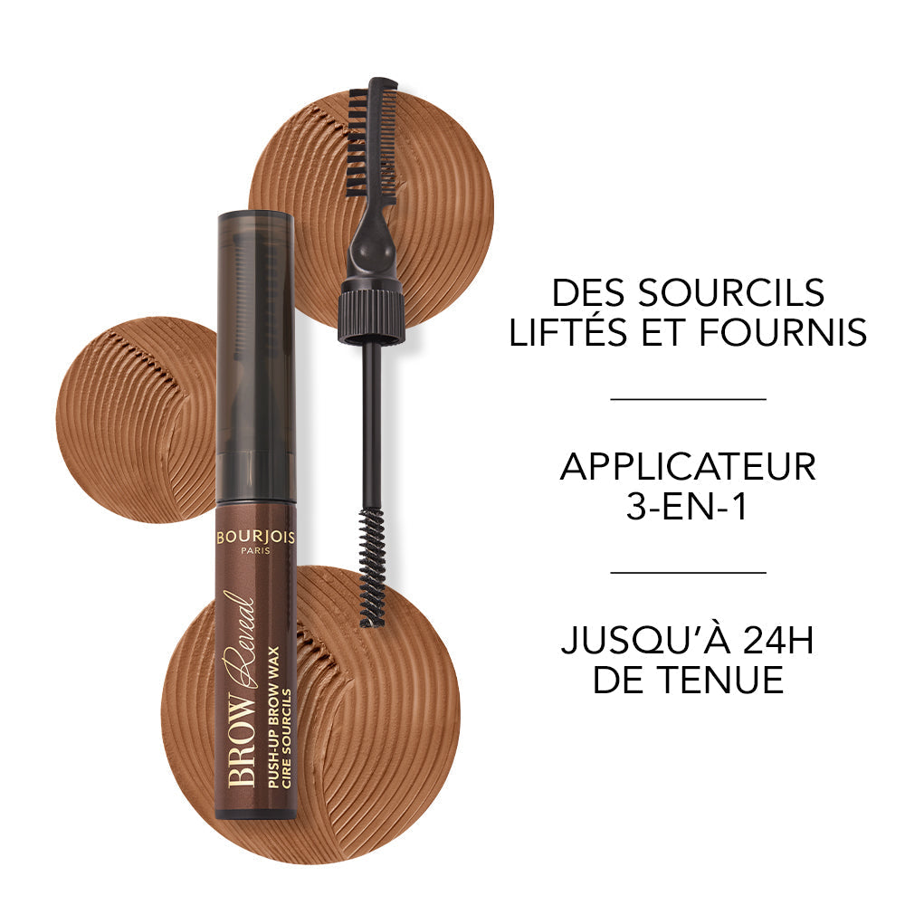 Bourjois - Eyebrow gel Brow Max Reveal - 03 Medium Brown — image 1 — Meeshop Pakistan