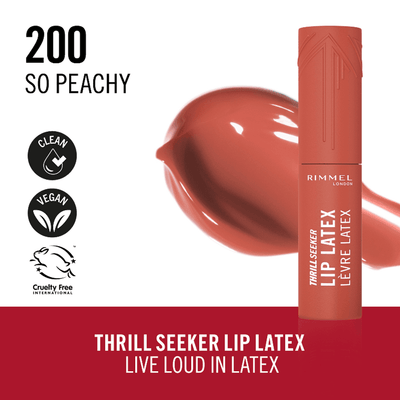 Rimmel London - Thrill Seeker Lip Latex 200 - So Peachy