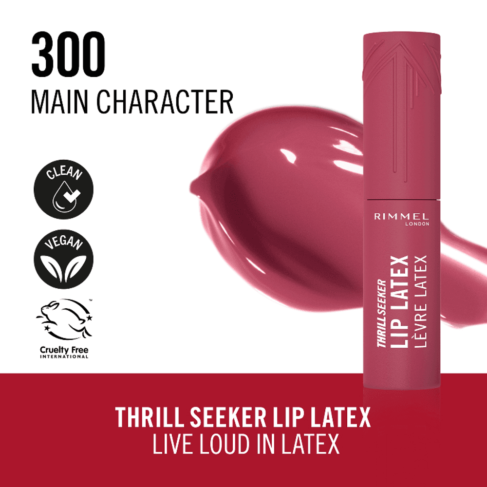Rimmel London - Thrill Seeker Lip Latex 300 - Main Character — image 1 — Meeshop Pakistan
