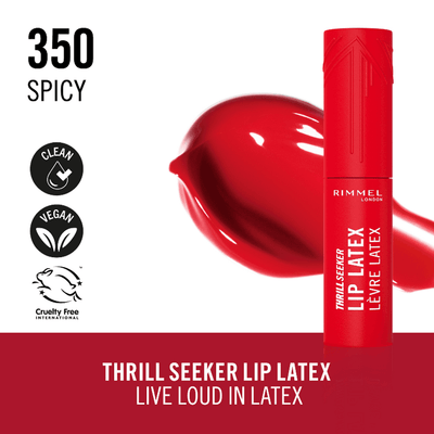 Rimmel London - Thrill Seeker Lip Latex 350 - Spicy
