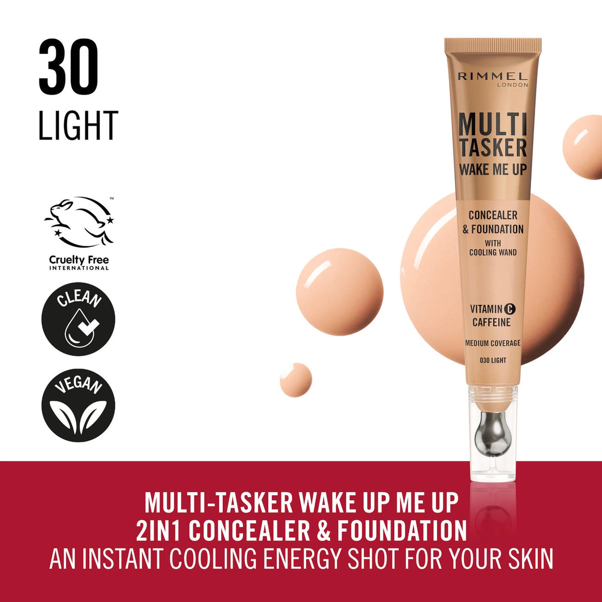 Rimmel London - Concealer Multi Tasker Wake Me Up - 030 Light — image 1 — Meeshop Pakistan