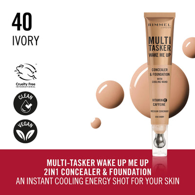 Rimmel London - Concealer Multi Tasker Wake Me Up - 040 Ivory