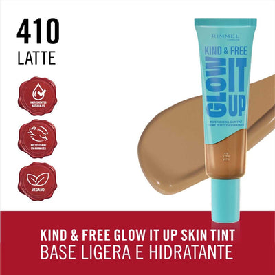 Rimmel London - Kind & Free Liquid Foundation Moisturising Latte 30ml