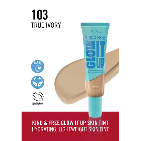 Rimmel London - Kind & Free, Glow It Up - 103 True Ivory — image 1 — Meeshop Pakistan