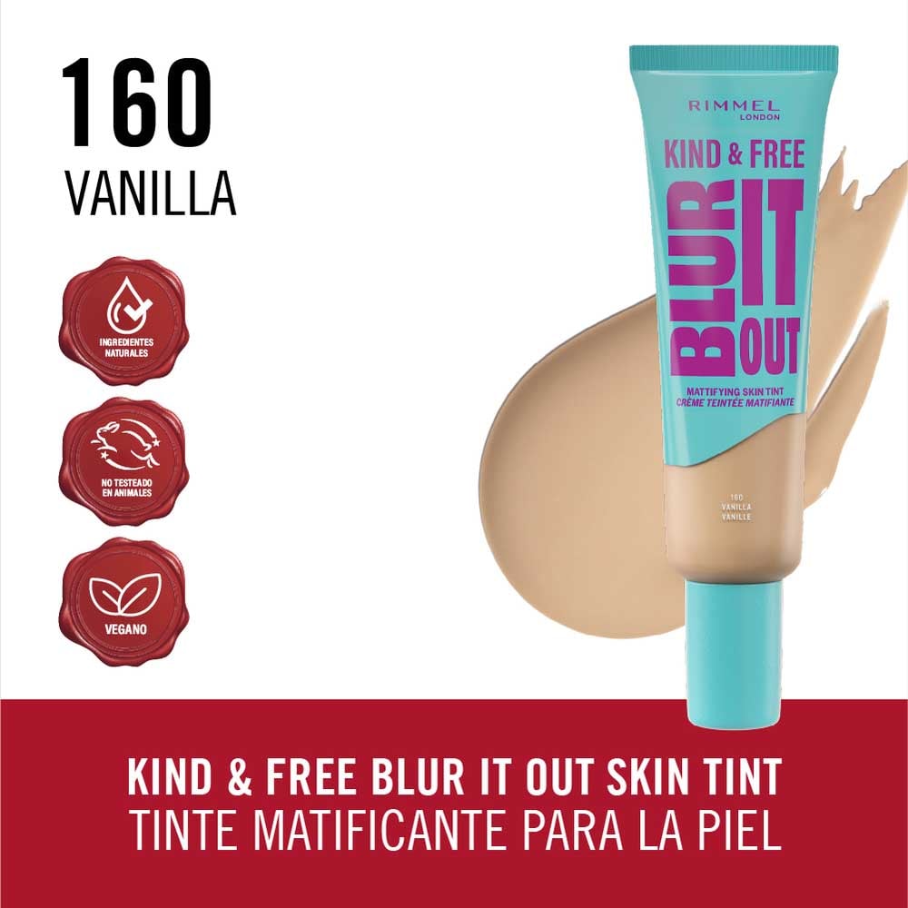 Rimmel London - Kind & Free Blur It Out Mattifyin  Mat Vanilla — image 1 — Meeshop Pakistan