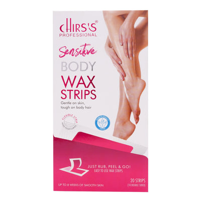 Chirs's - Professional Body Wax Strips - 20 strips (10 Double Sided)
