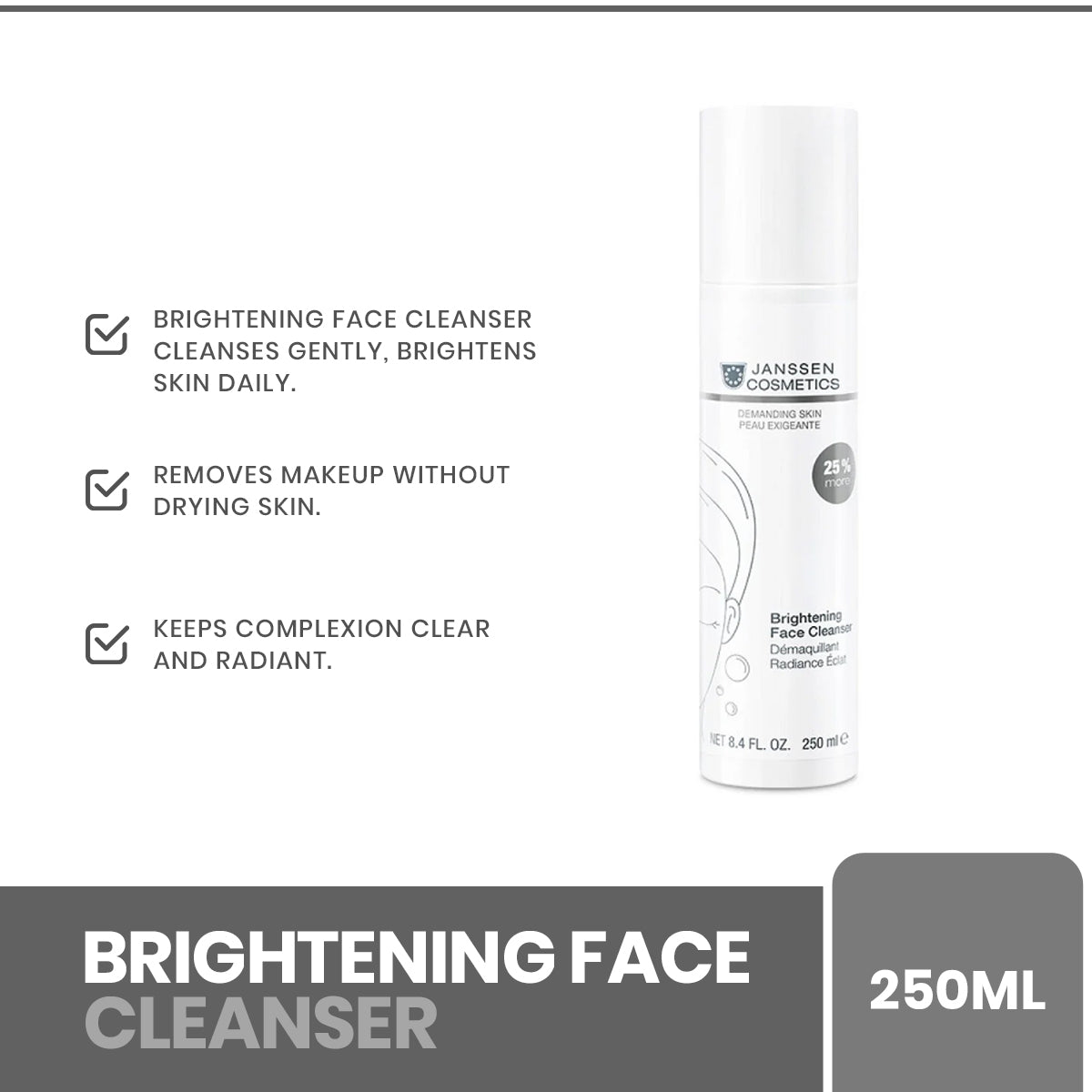 Janssen - Brightening Face Cleanser - 250ml — image 1 — Meeshop Pakistan