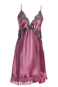 BLS - Harriet Silk And Chantilly Nighty - Rose