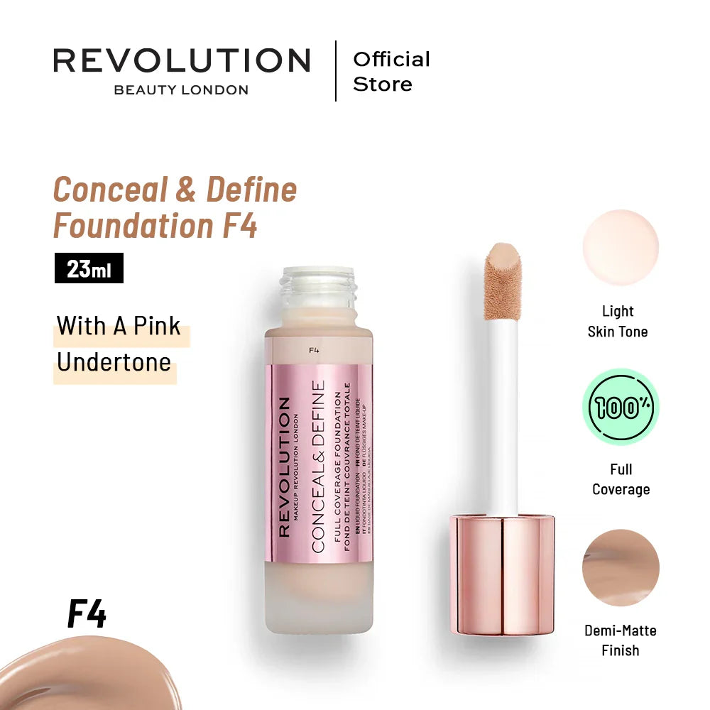 Revolution - Conceal & Define Foundation - F4 — image 1 — Meeshop Pakistan