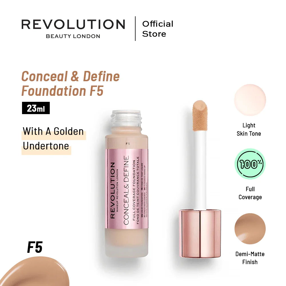 Revolution - Conceal & Define Foundation - F5 — image 1 — Meeshop Pakistan