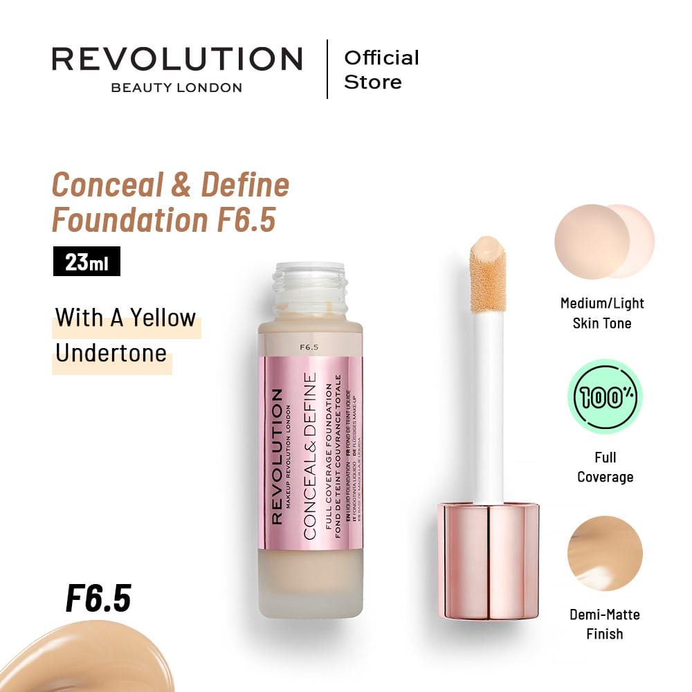 Revolution - Conceal & Define Foundation - F6.5 — image 1 — Meeshop Pakistan