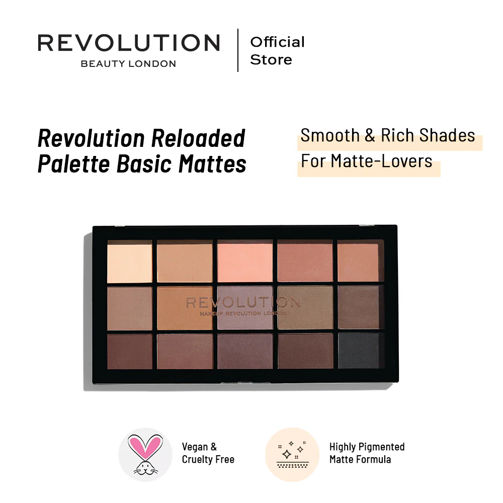 Revolution - Reloaded Palette Basic mattes — image 1 — Meeshop Pakistan