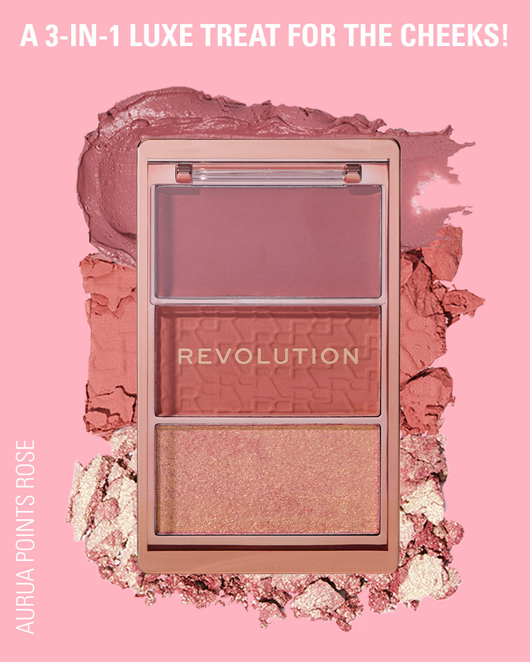 Revolution - Blush Icon Palette - Aura Points Rose — image 1 — Meeshop Pakistan