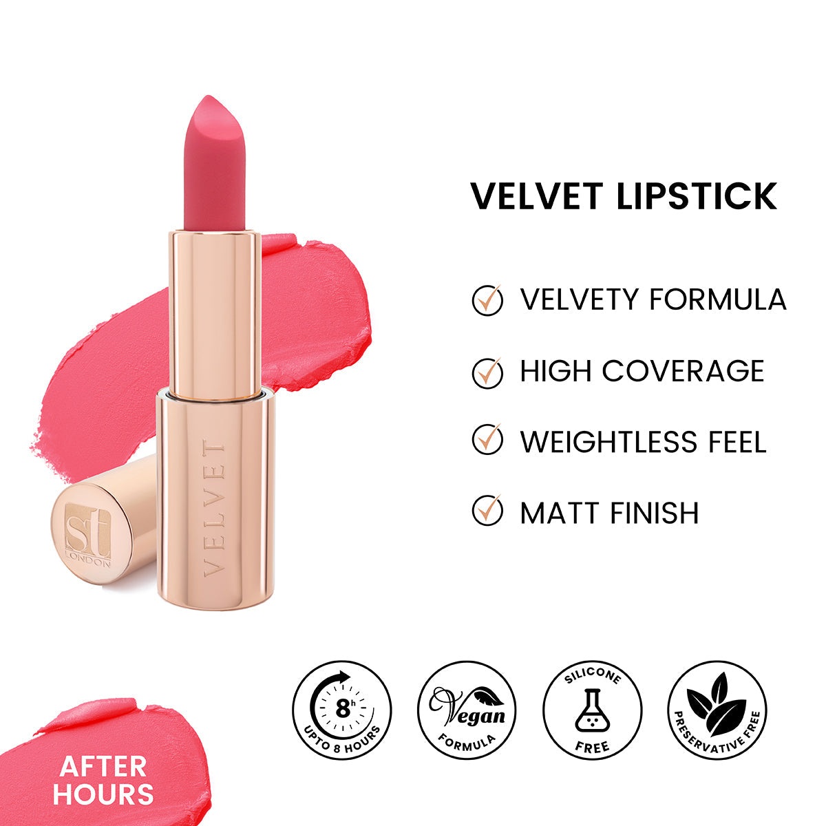 ST London - Velvet Ultra Matt Lipstick - After Hours — image 1 — Meeshop Pakistan