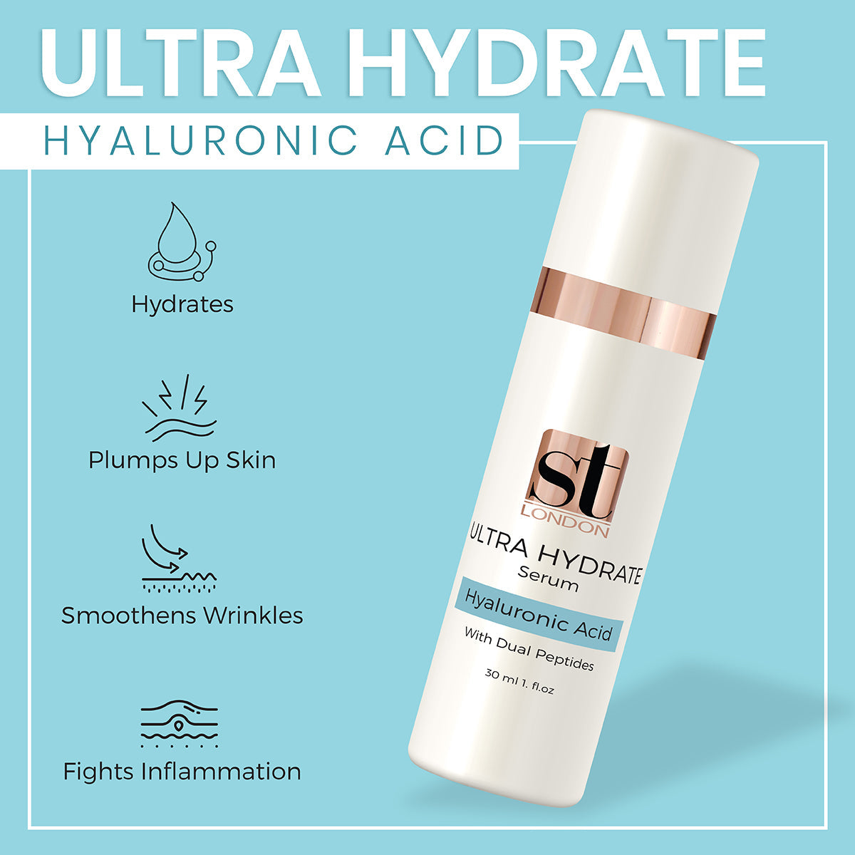 ST London - Ultra Hydrate Serum - 30ML — image 1 — Meeshop Pakistan