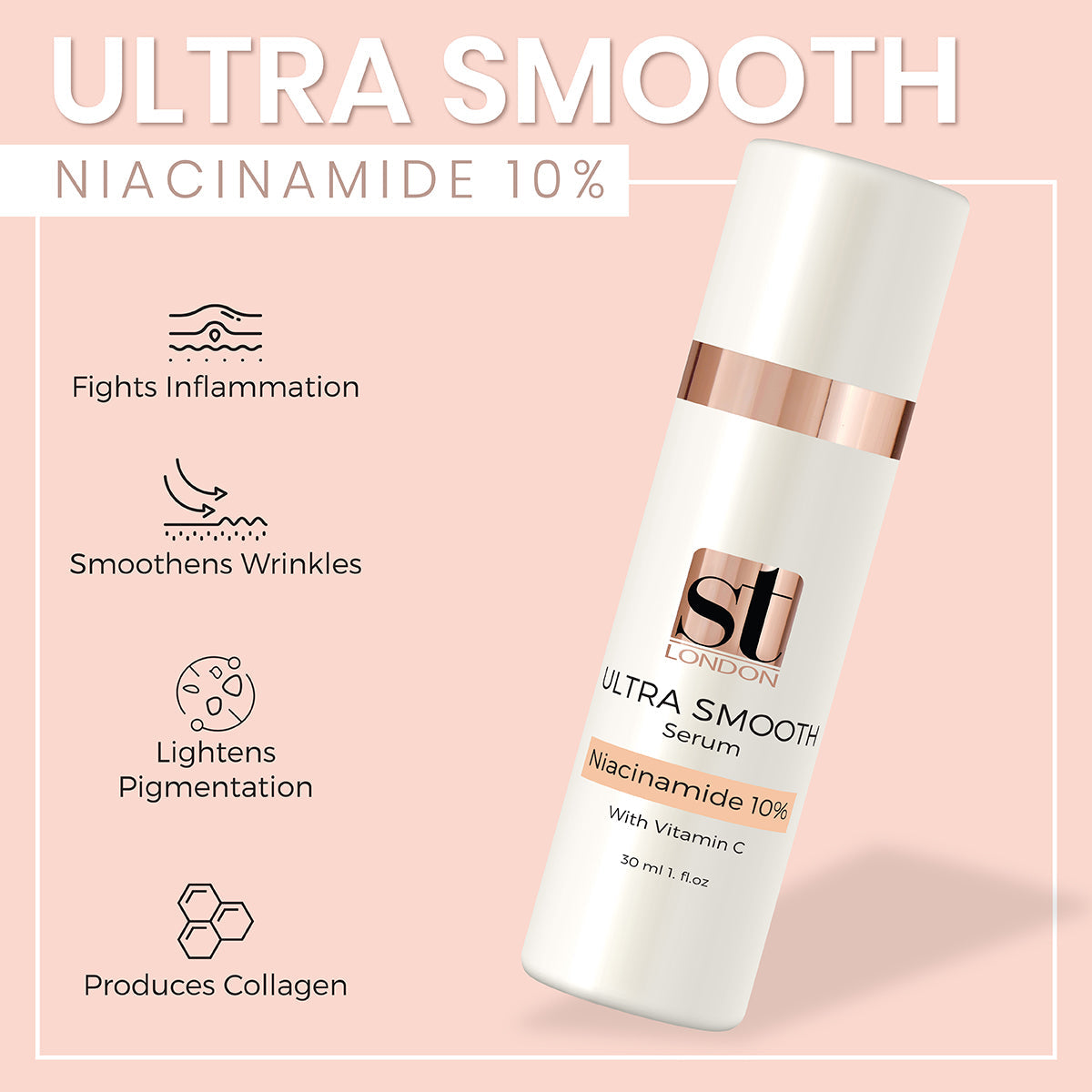 ST London - Ultra Smooth Serum - 30ML — image 1 — Meeshop Pakistan