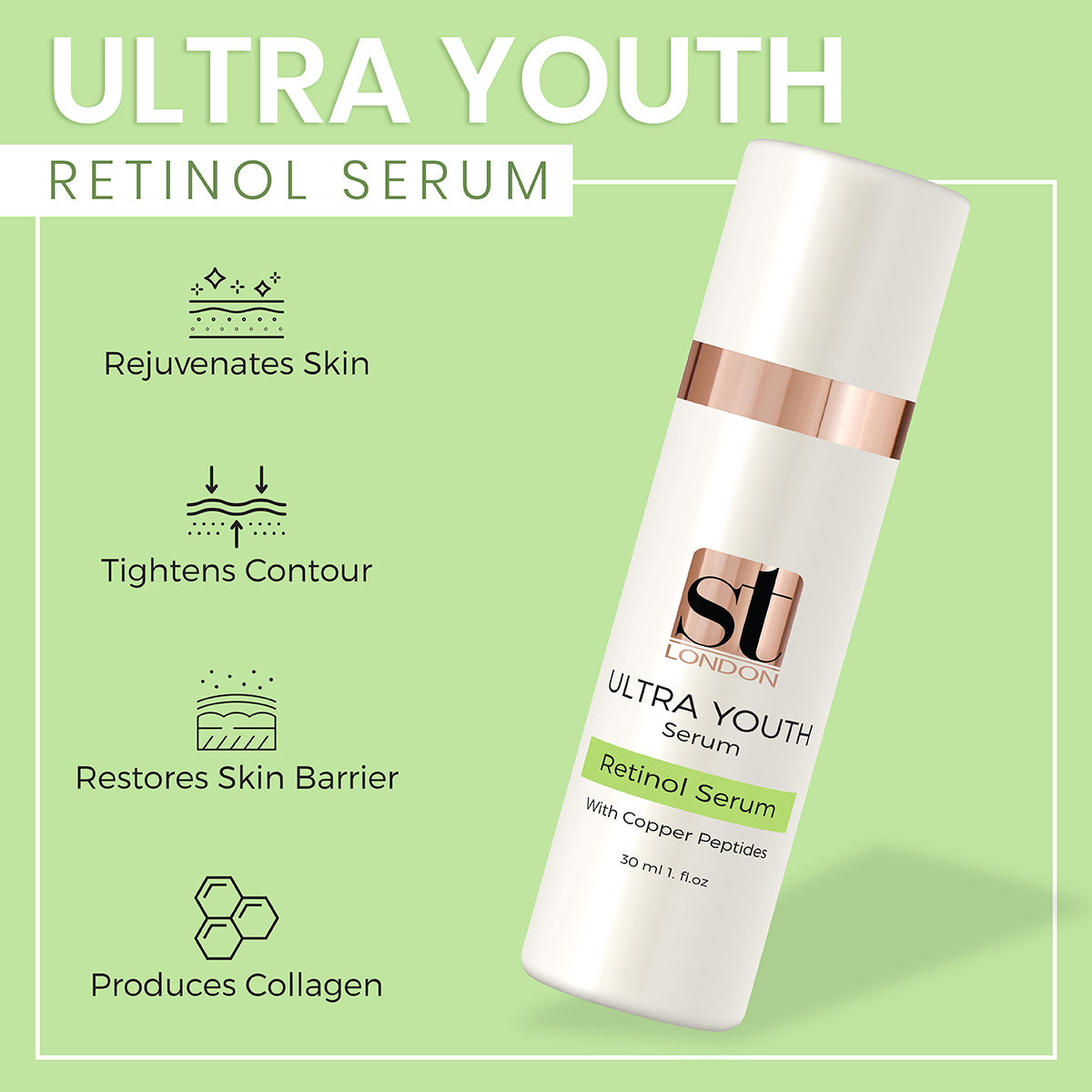 ST London - Ultra Youth Serum - 30 ML — image 1 — Meeshop Pakistan