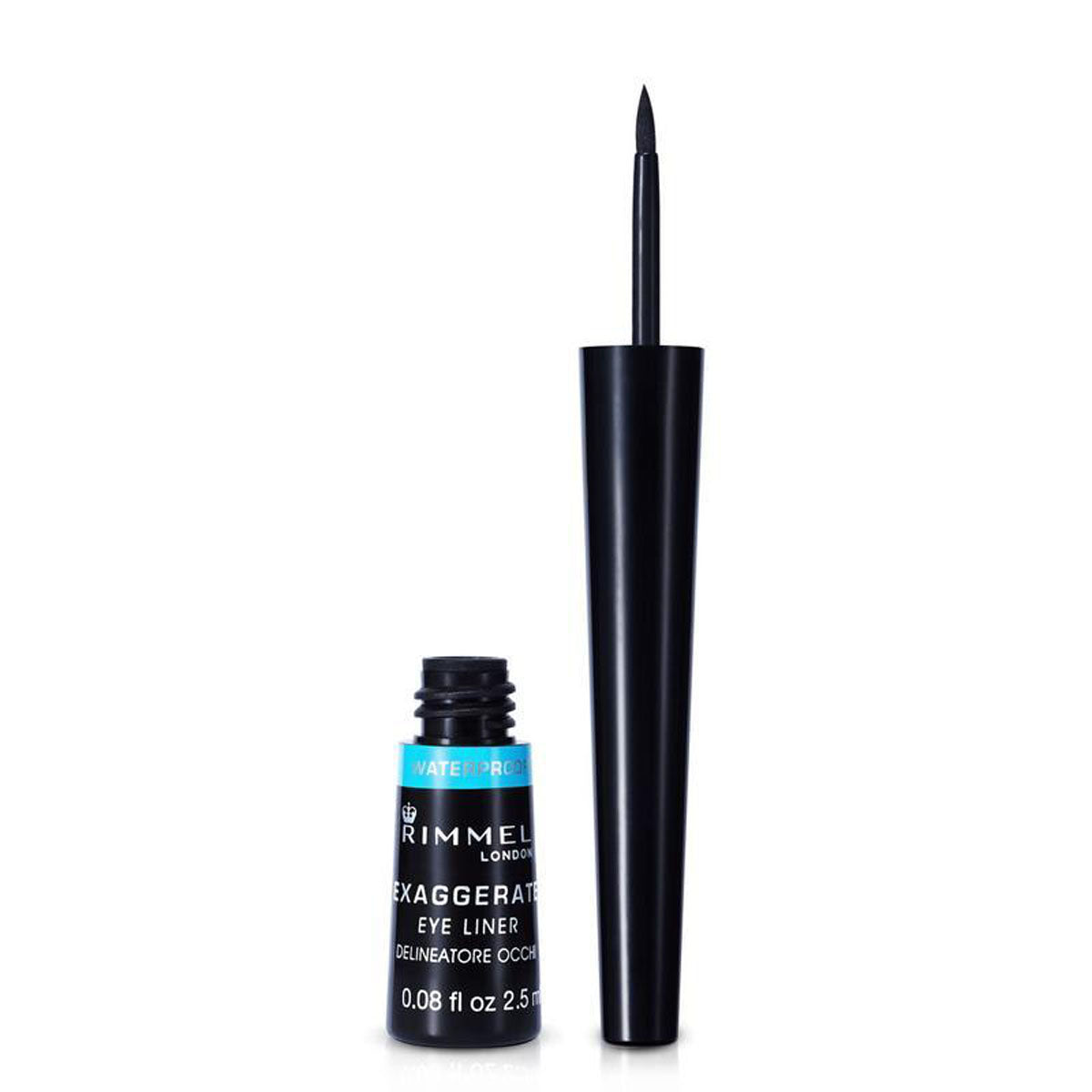 Rimmel London - Exaggerate Waterproof Liquid Eyeliner - Black — image 1 — Meeshop Pakistan