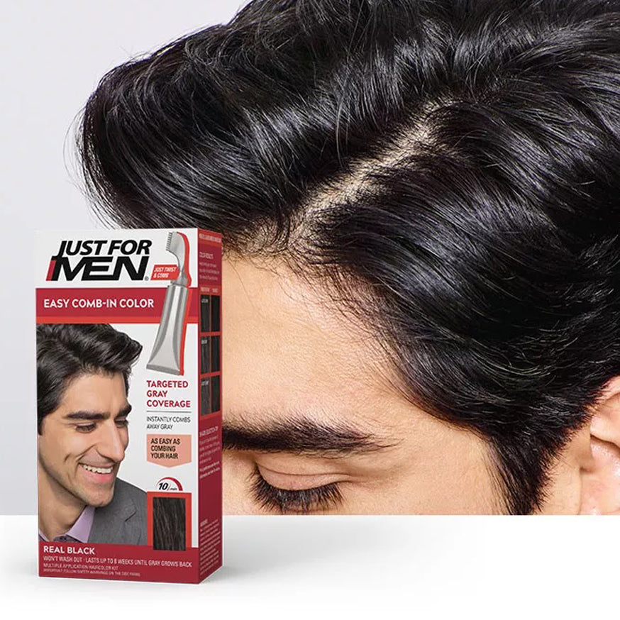 Just For Men - Easy Comb-In Color - Real Black — image 1 — Meeshop Pakistan