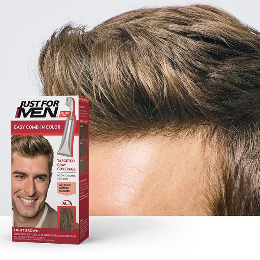 Just For Men - Easy Comb-In Color - Light Brown — image 1 — Meeshop Pakistan