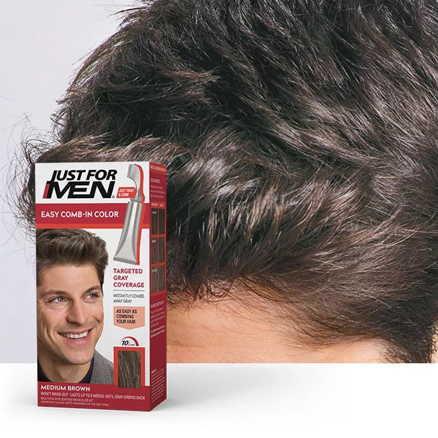Just For Men - Easy Comb-In Color - Medium Brown — image 1 — Meeshop Pakistan