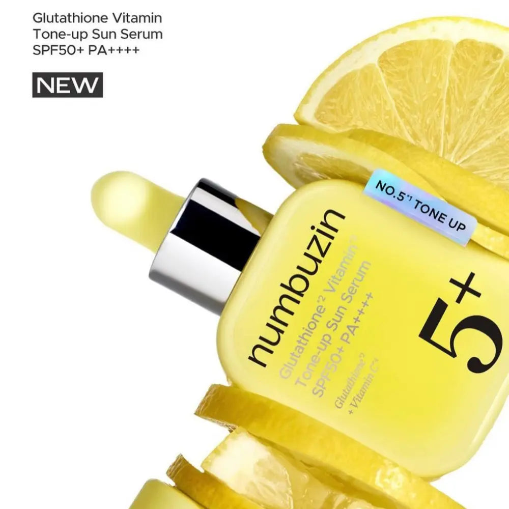 Numbuzin - No.5+ Glutathione Vitamin Tone-up Sun Serum - 30ml — image 1 — Meeshop Pakistan