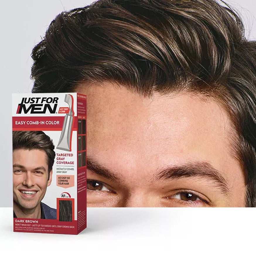 Just For Men - Easy Comb-In Color - Dark Brown — image 1 — Meeshop Pakistan
