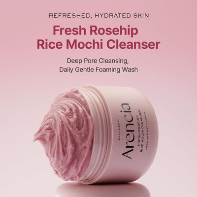 Arencia - Fresh Rosehip Rice Mochi Cleanser - 120g
