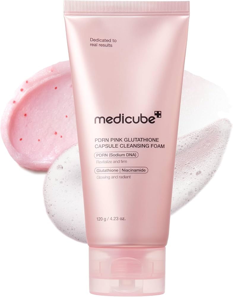 Medicube -  PDRN Pink Glutathione Capsule Cleansing Foam 120G — image 1 — Meeshop Pakistan