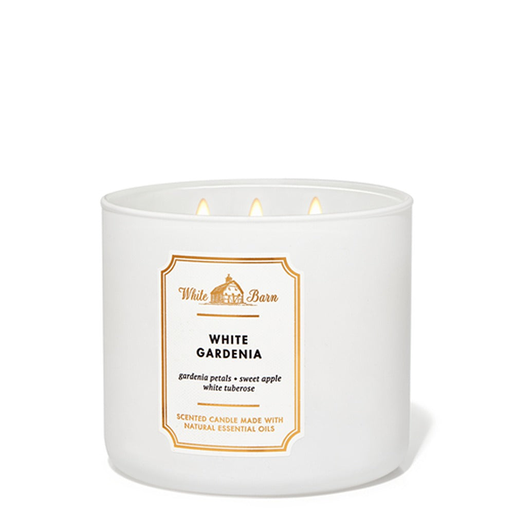 Bath & Body Works - 3 Wick Candles Cylinder - White Gardenia — image 1 — Meeshop Pakistan