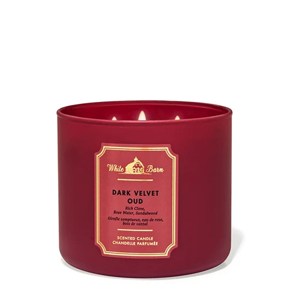 Bath & Body Works - 3 Wick Candles Cylinder - Dark Velvet Oud — image 1 — Meeshop Pakistan