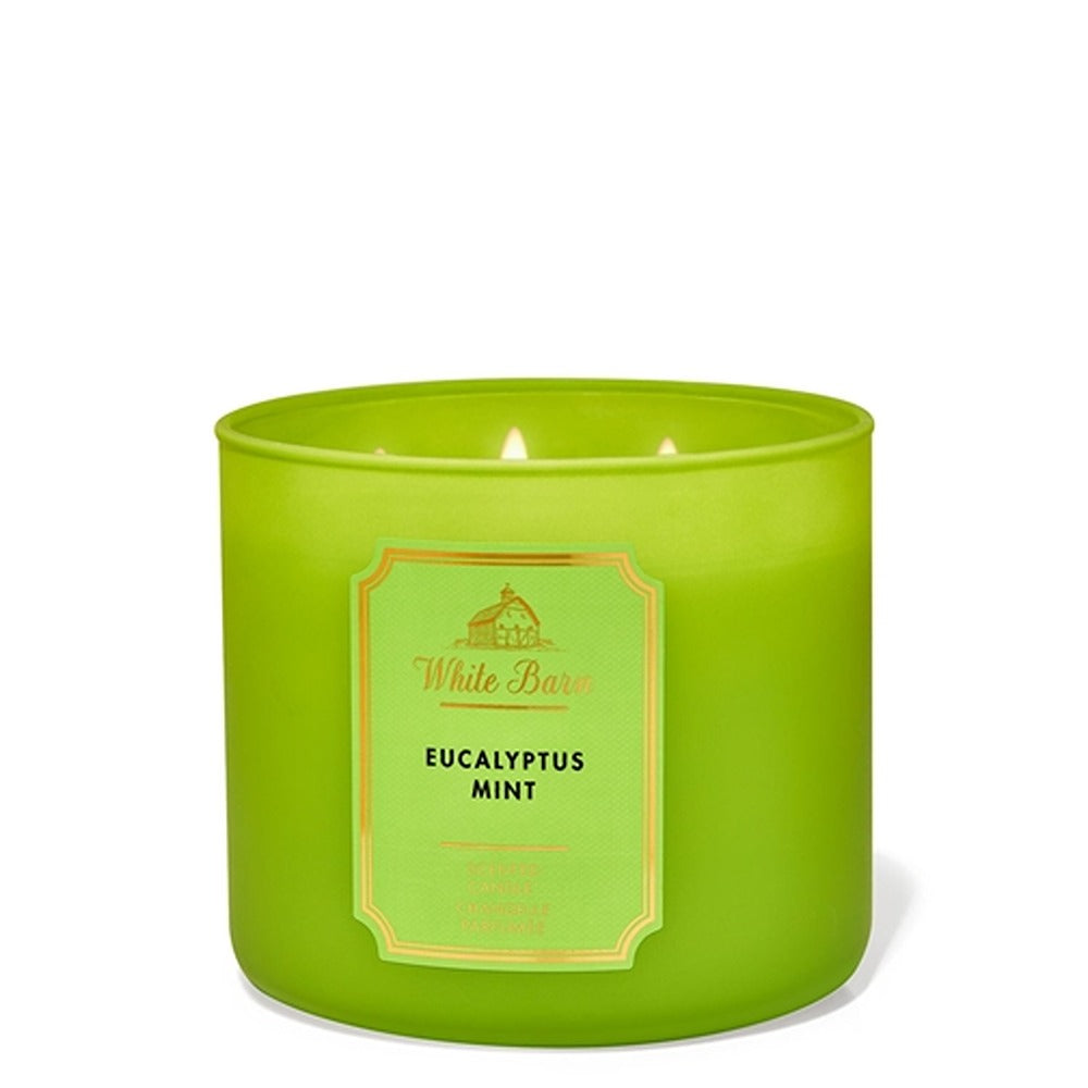 Bath & Body Works - 3 Wick Candles Cylinder - Eucalyptus Spearmint — image 1 — Meeshop Pakistan