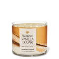 Bath & Body Works - 3 Wick Candles Cylinder - Warm Vanilla Sugar