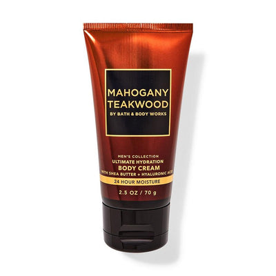 Bath & Body Works - Body Cream - Travel Mahogany Teakwood 70g