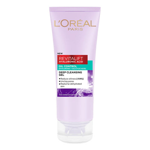 L'Oreal Paris - Revitalift Hyaluronic Acid Oil Control Gel Facewash 100Ml — image 1 — Meeshop Pakistan