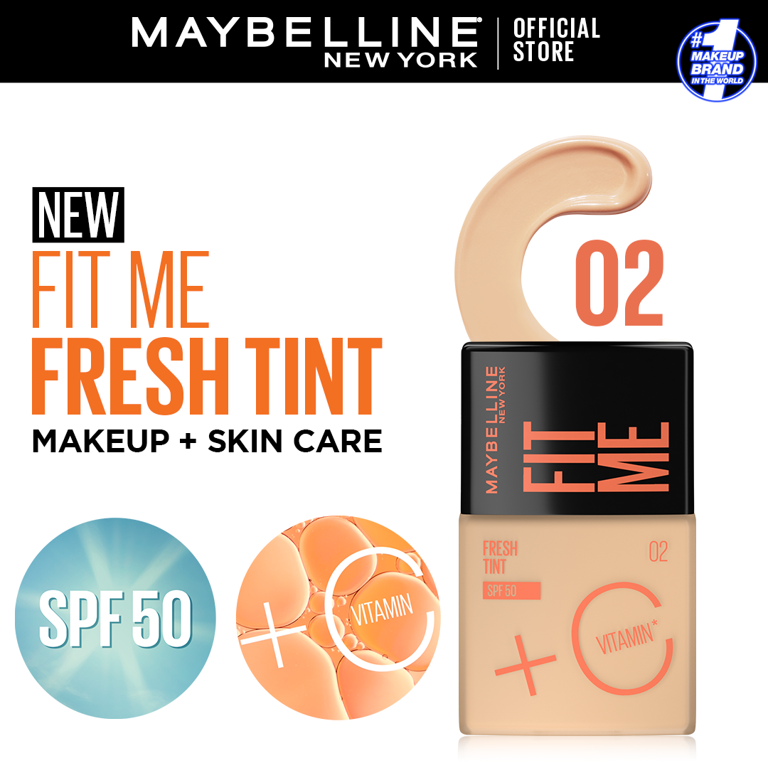 Maybelline - Fit Me Fresh Tint Spf 50 + Vitamin C Foundation — image 7 — Meeshop Pakistan