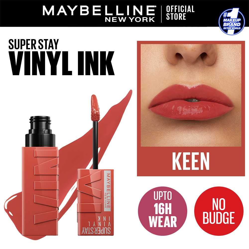 Maybelline - Superstay Vinyl Ink Lipstick - Keen — image 1 — Meeshop Pakistan