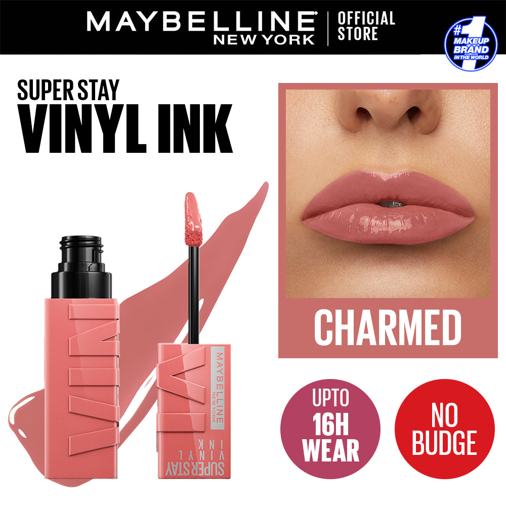 Maybelline - Superstay Vinyl Ink Lipstick - Charmed — image 1 — Meeshop Pakistan