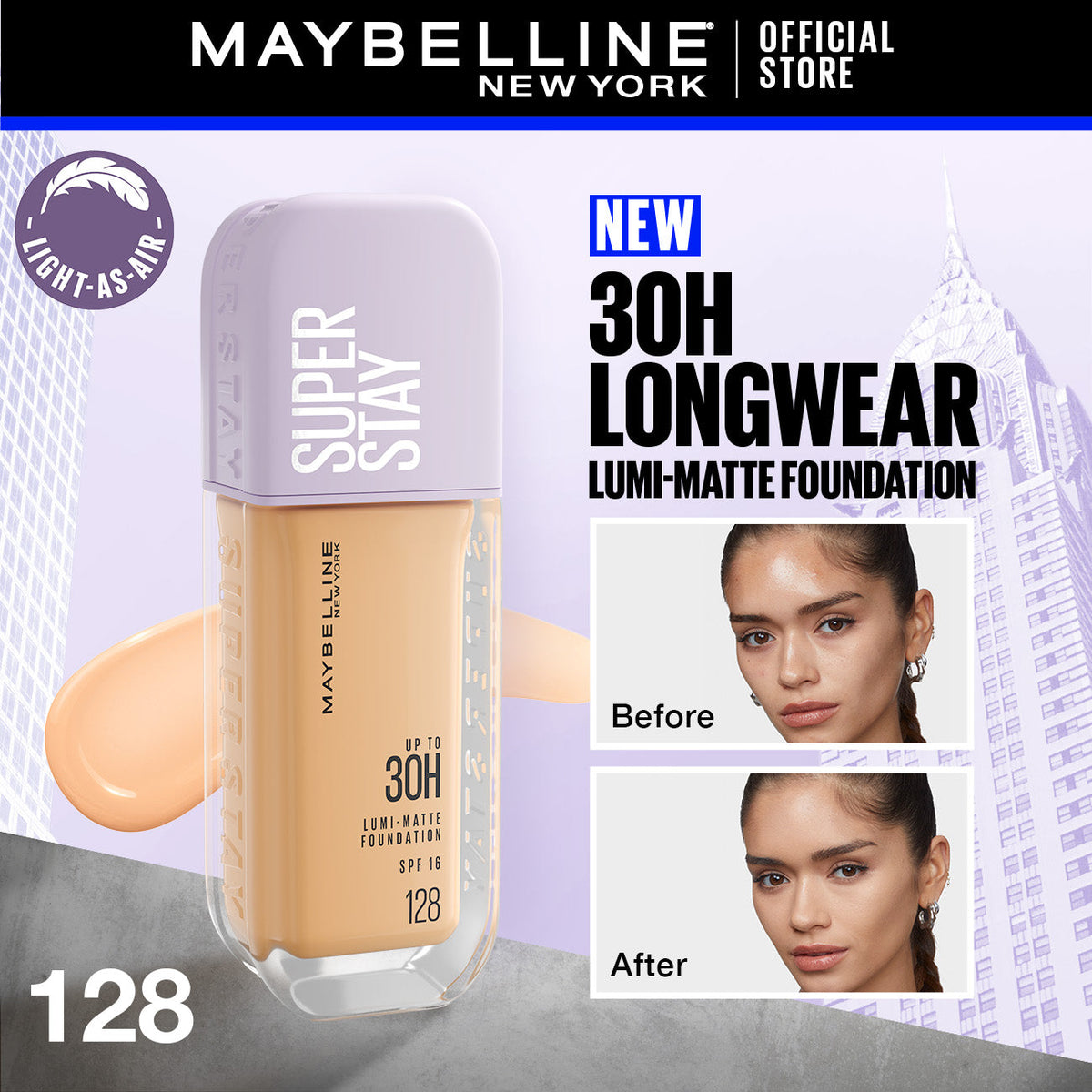 Maybelline - Super Stay Up to 30hr Lumi Matte Foundation — image 5 — Meeshop Pakistan