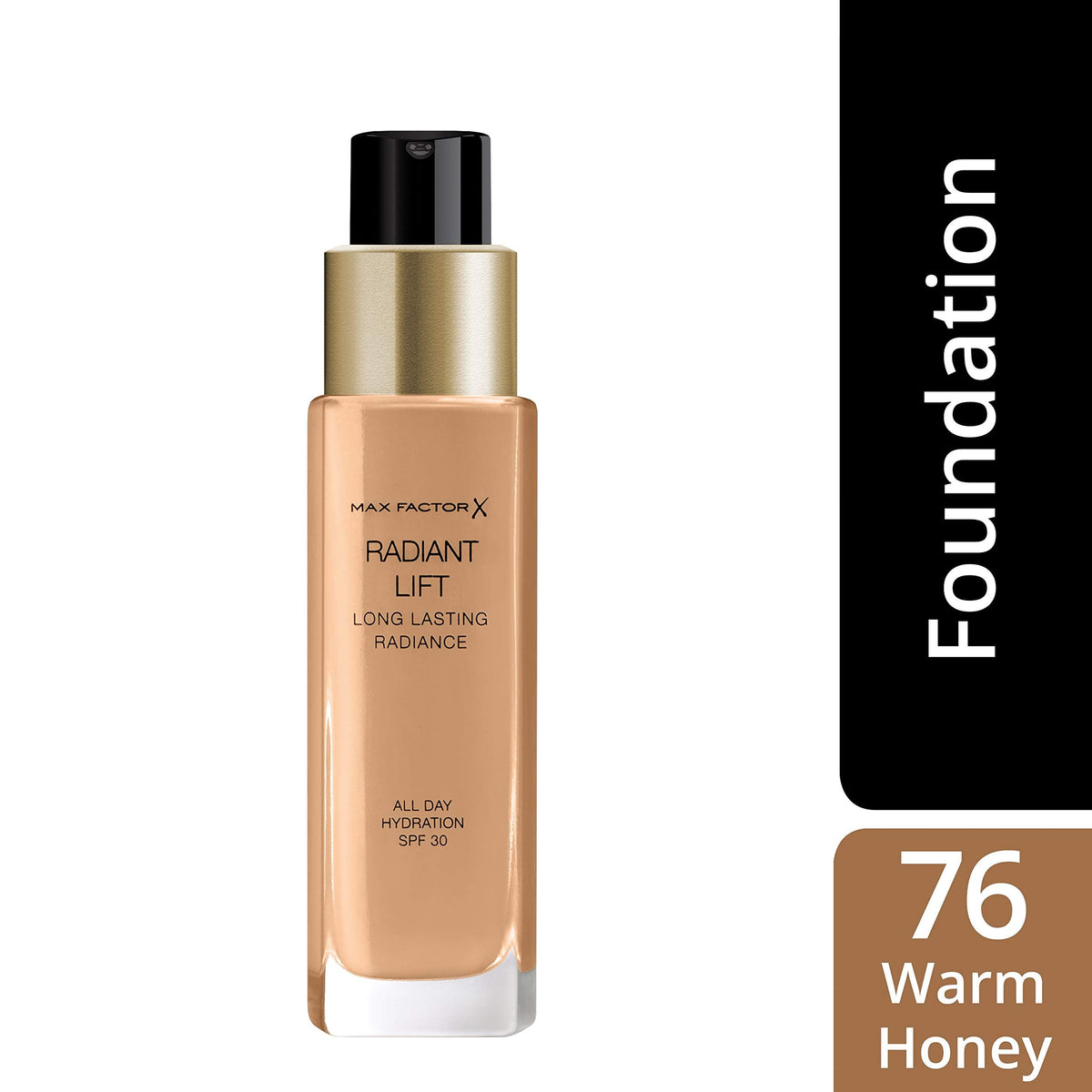 Max Factor - Luminous Lift Foundation 076 Warm Honey — image 1 — Meeshop Pakistan