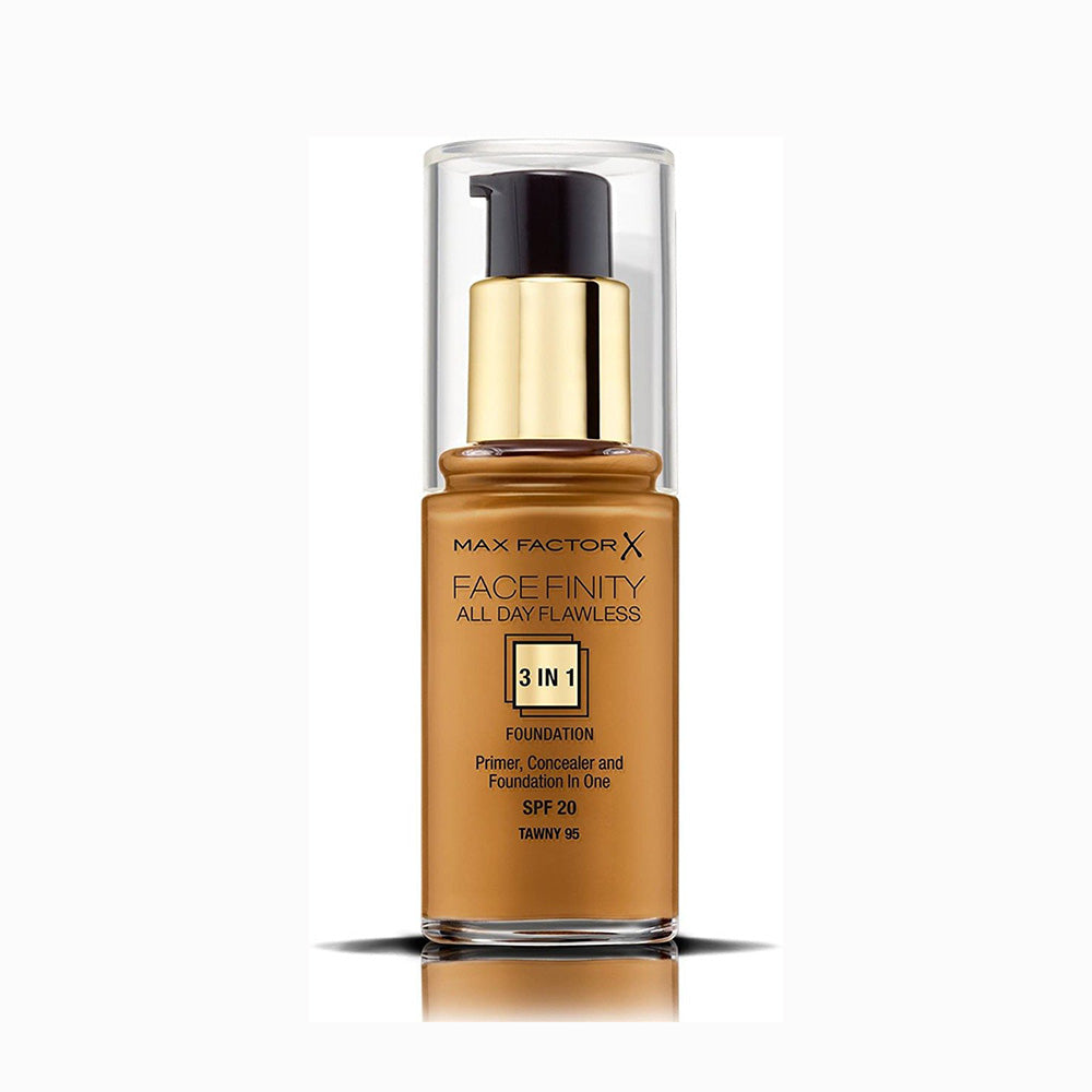 Max Factor - Face Finity All Day Flawless 3-In-1 Foundation - Tawny 95 — image 1 — Meeshop Pakistan