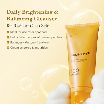 Medicube - Kojic Acid Tumeric Toning Cleanser - 120g — image 1 — Meeshop Pakistan