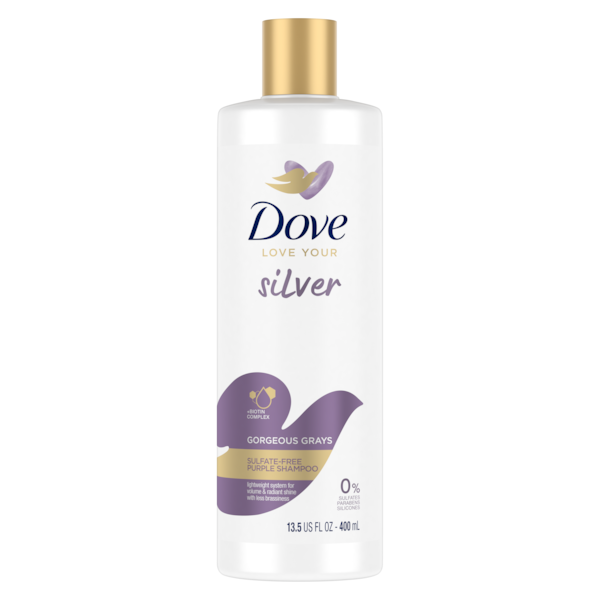 Dove - Love Your Silver Gorgeous Greys Sulfate-Free Shampoo - 13.5 Fl Oz (400ml) — image 1 — Meeshop Pakistan